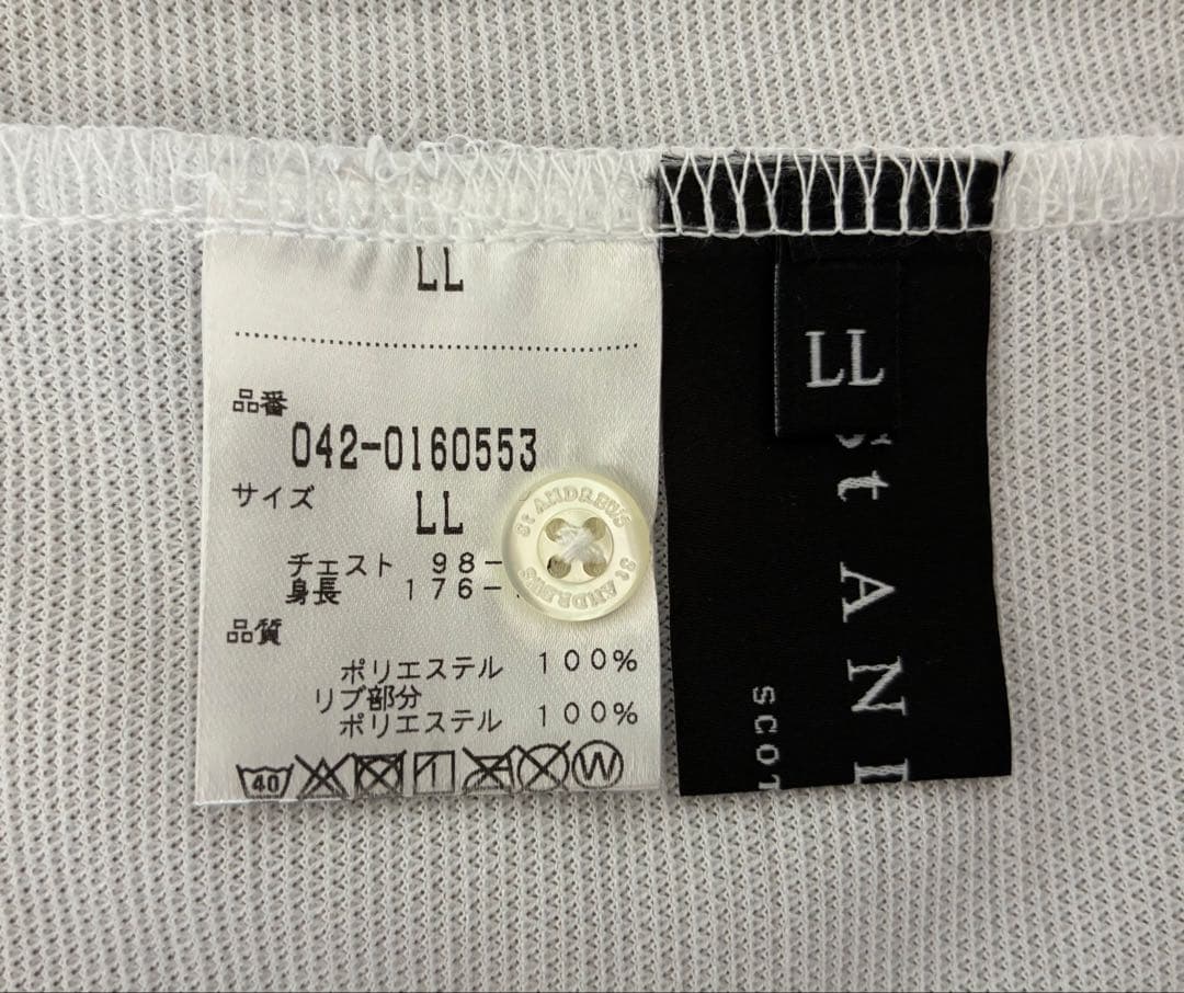 新品タグつき St ANDREWS セントアンドリュース　ポロシャツ LL