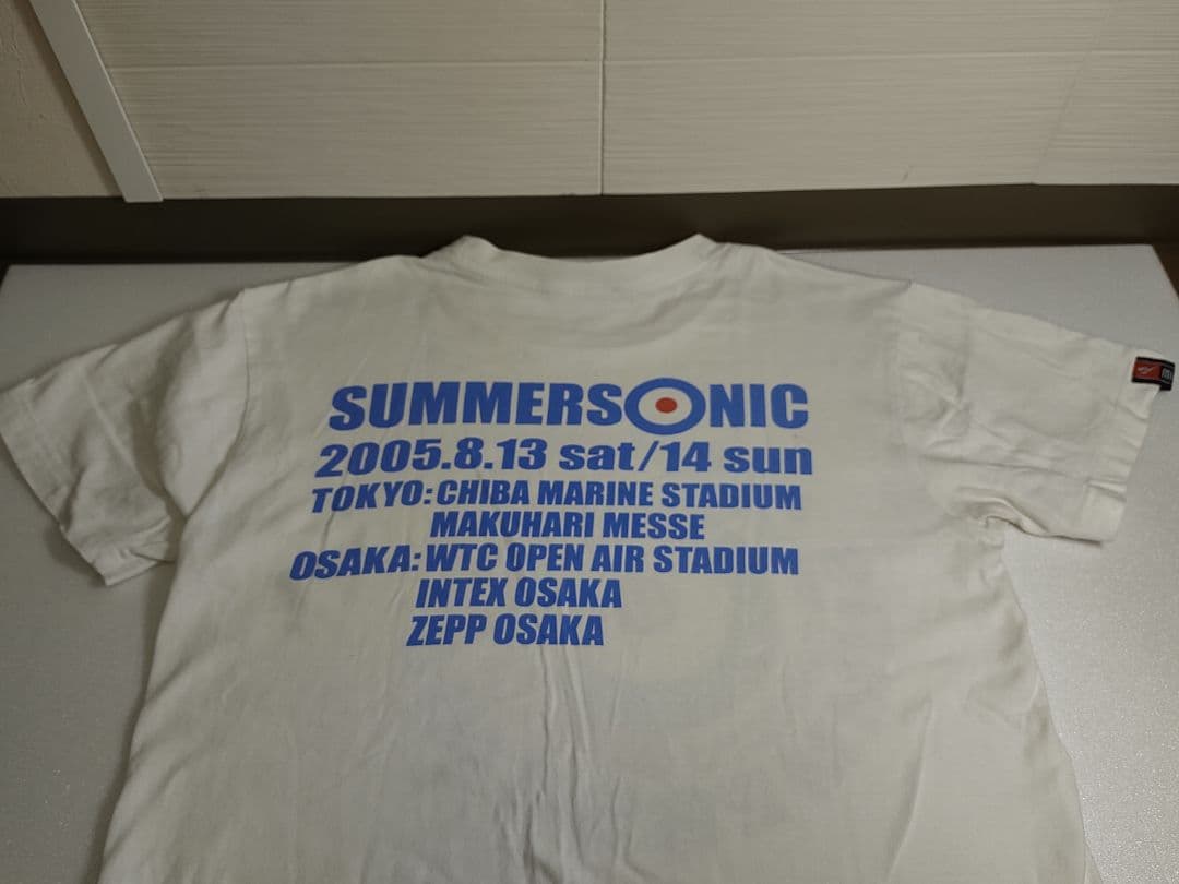 古着SUMMER SONIC 2005 Tシャツ Mサイズ ホワイト