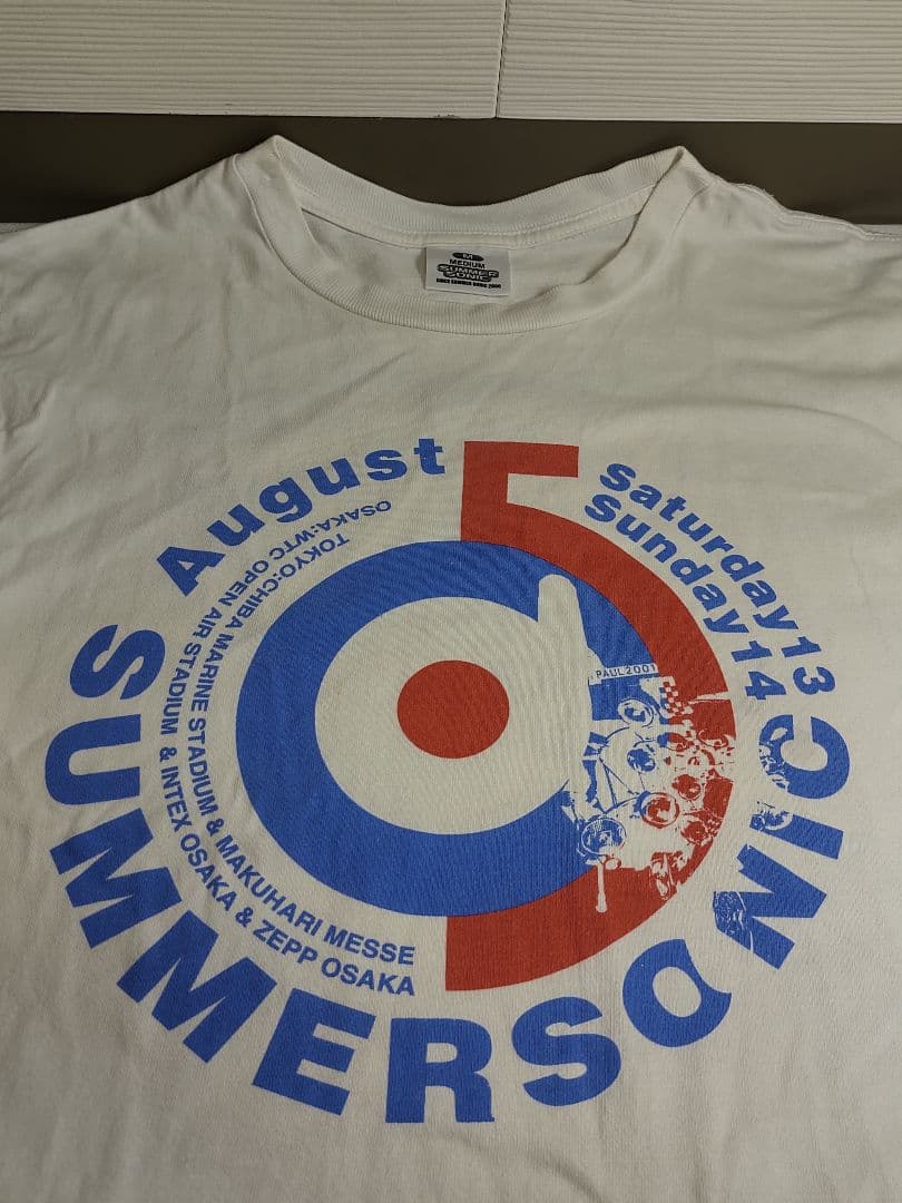 古着SUMMER SONIC 2005 Tシャツ Mサイズ ホワイト