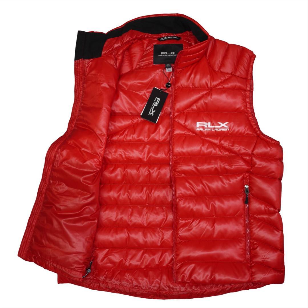 新品 RLX ラルフローレン XXL ダウンベスト PERTEX 撥水 レッド