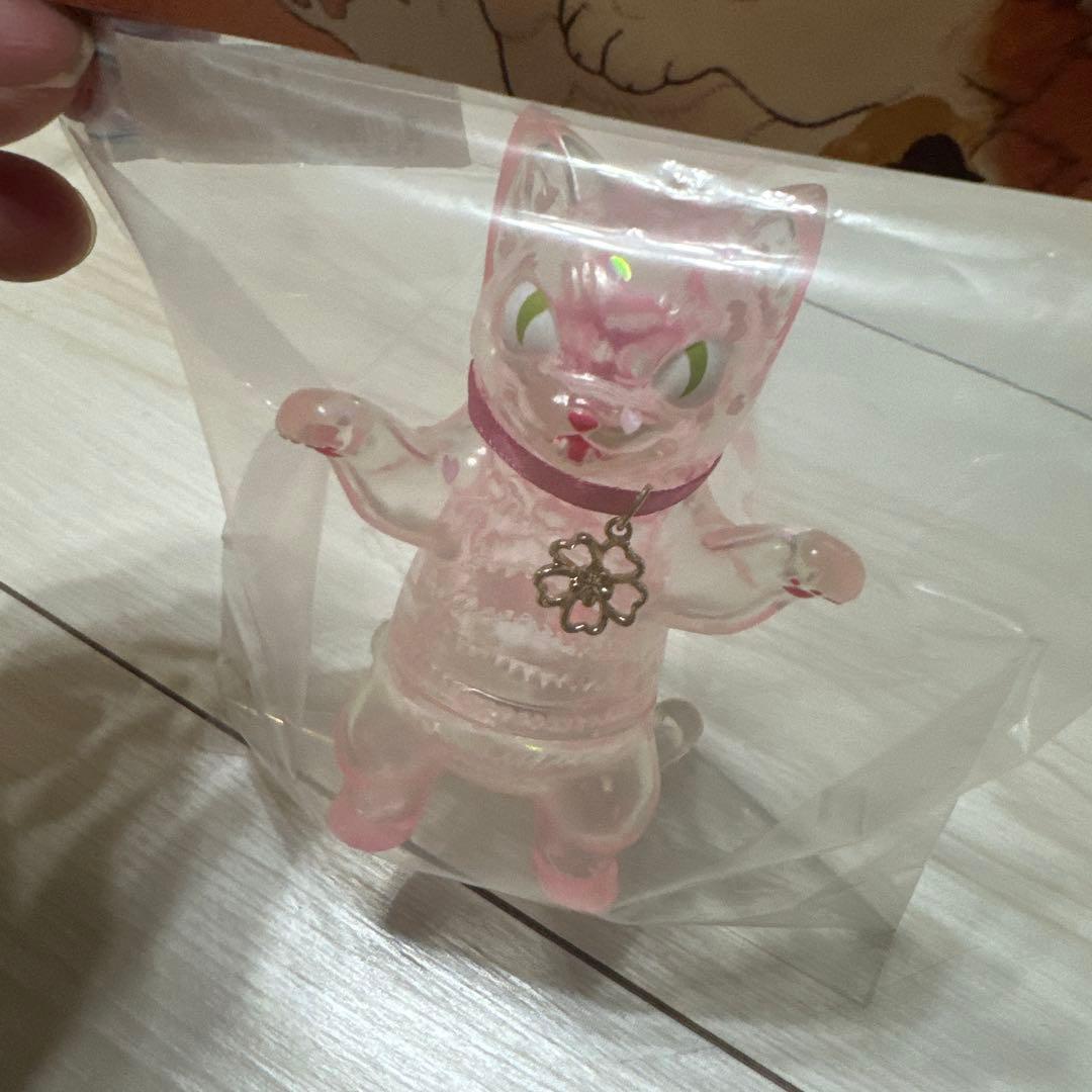 ソフビ 化猫怪獣　ネゴラ　小夏屋　桜