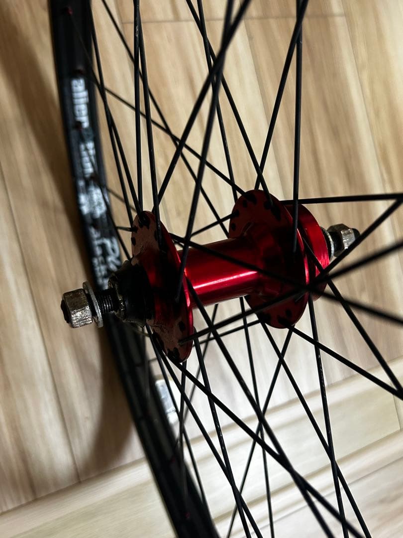 Alienation Black Rim 26 インチフロント完組ホイール