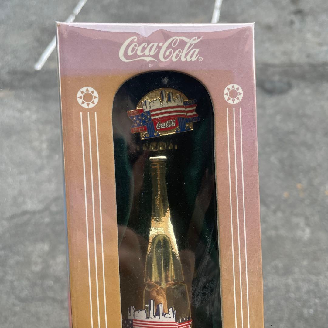【極美品】1996年アトランタ五輪 100周年記念 ゴールドボトル＆ピンバッジ
