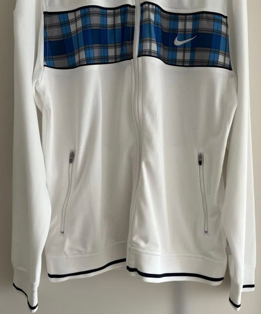 NIKE ナイキ　テニス　ジャケット 白　US:L フェデラー