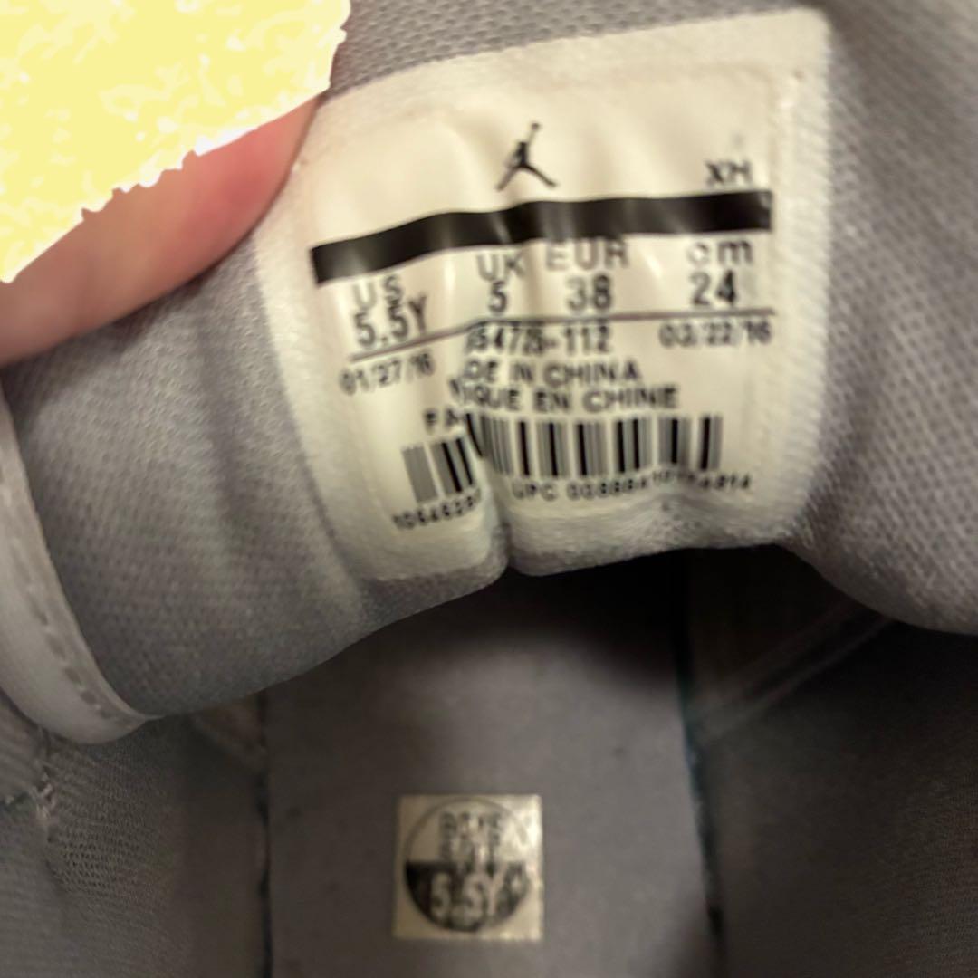 ナイキ NIKE エアジョーダン1 AIRJORDAN1 MID 白 24cm
