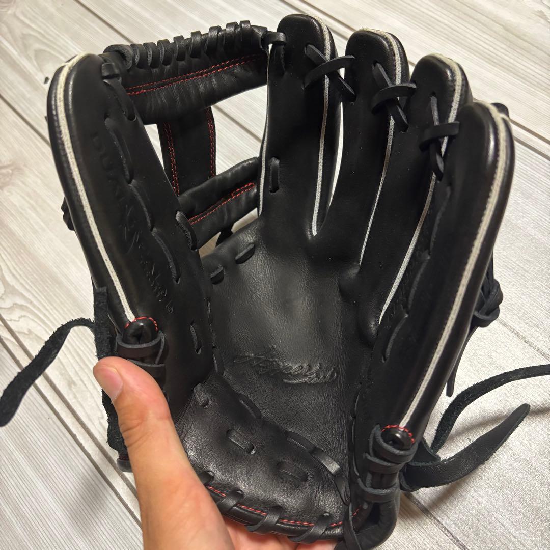 【美品】　野球 グローブ 軟式 大人 右投げ ローリングス ハイパーテック　@