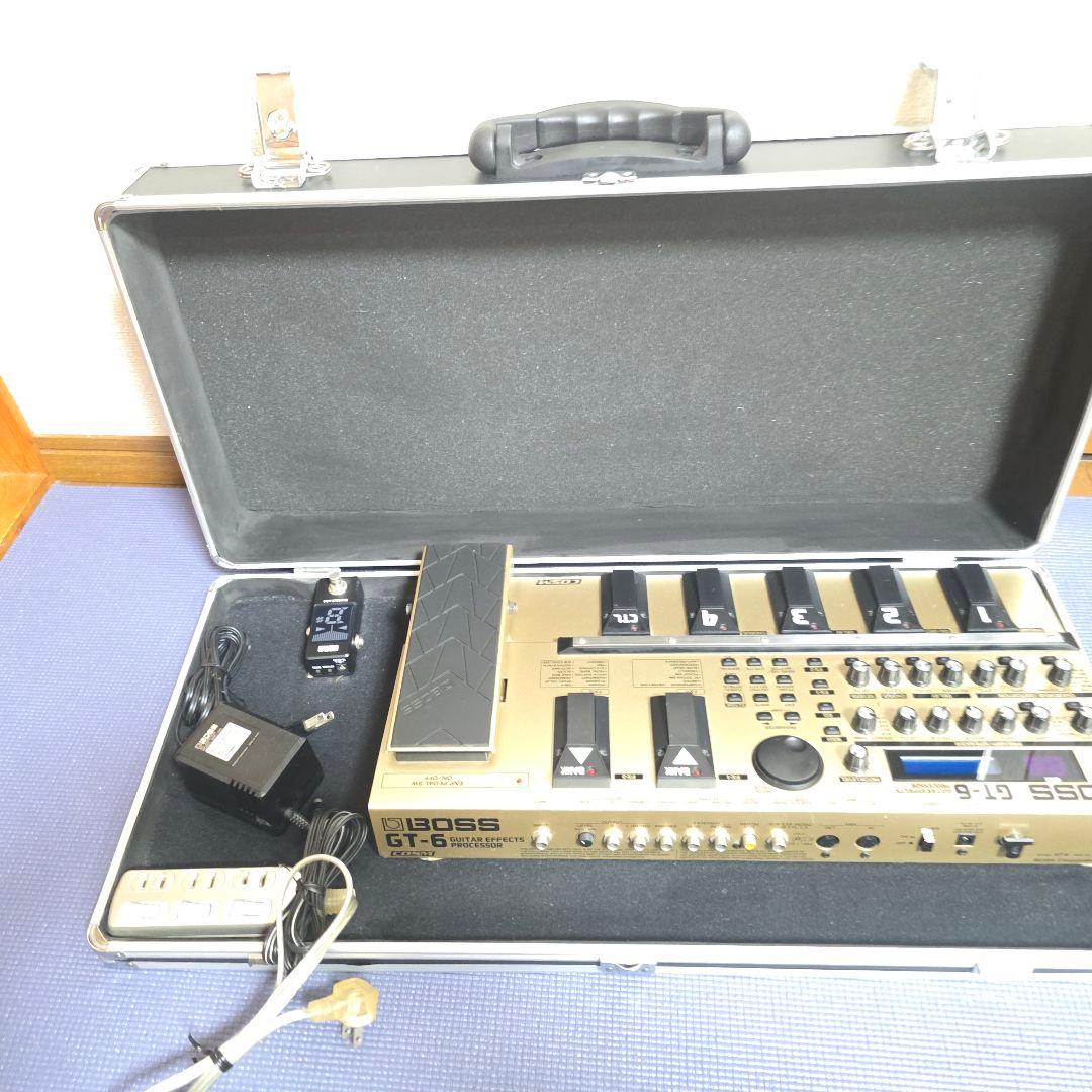 492】 BOSS GT-6 マルチエフェクター　ハードケース　KORGチューナ