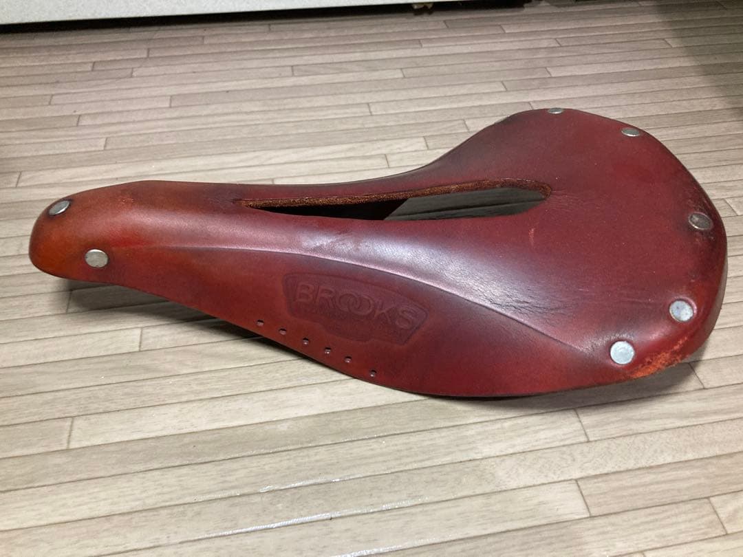 【ジャンク】BROOKS ブラウン レザーサドル