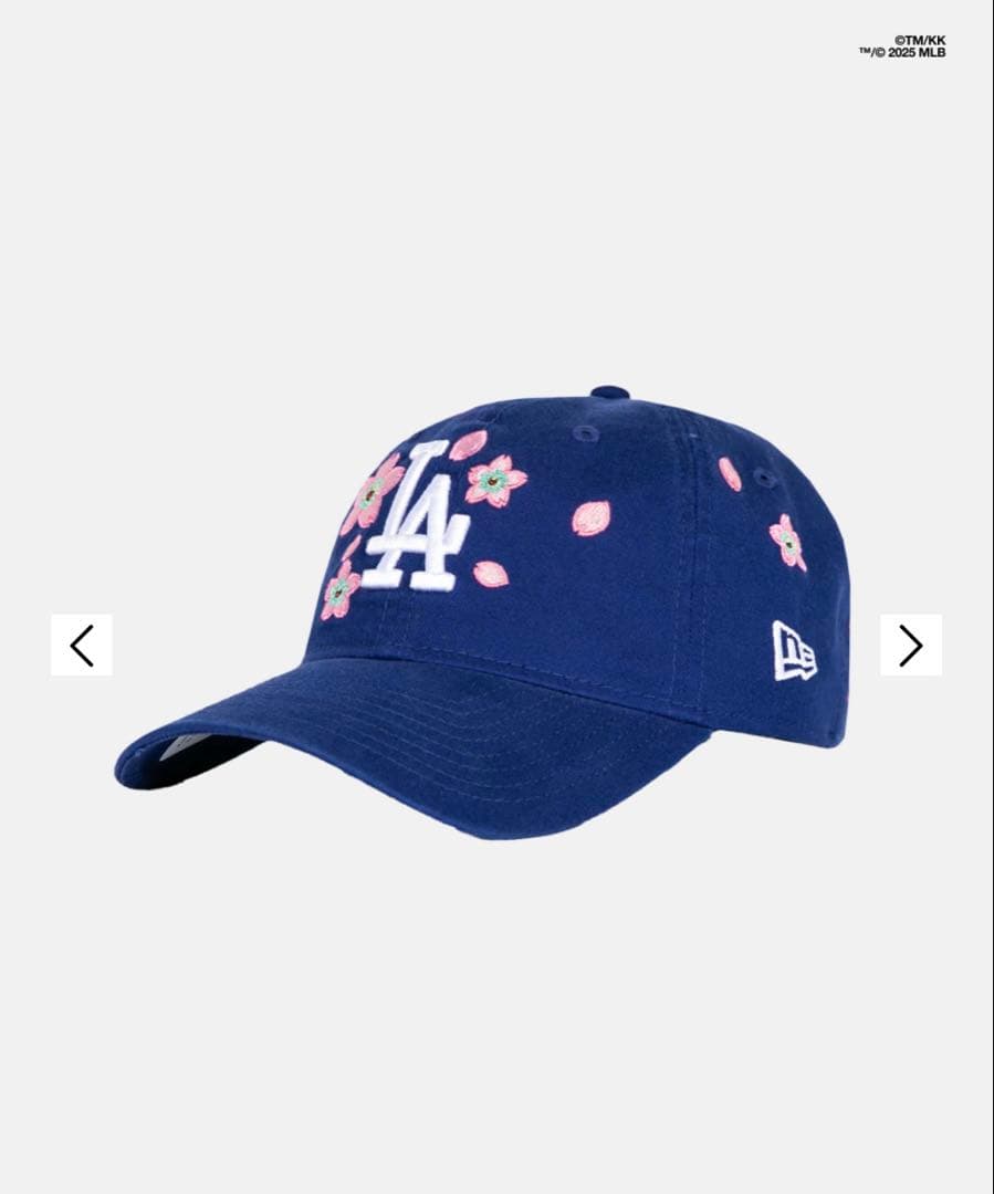 村上隆 x ドジャース new era 9 twenty キャップ 青