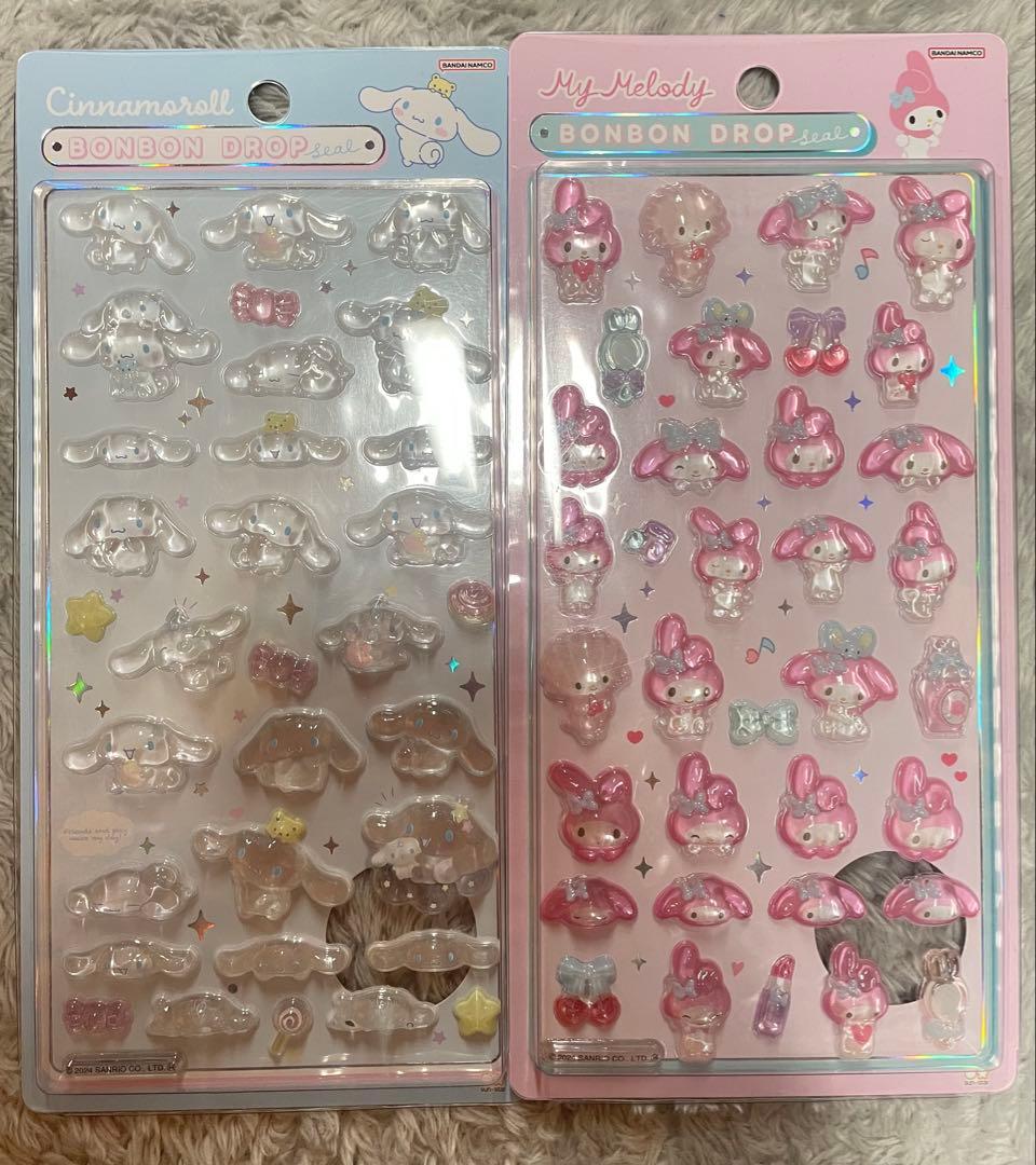 【正規品】　ボンボンドロップシール　サンリオ　第1弾　コンプリート　８点