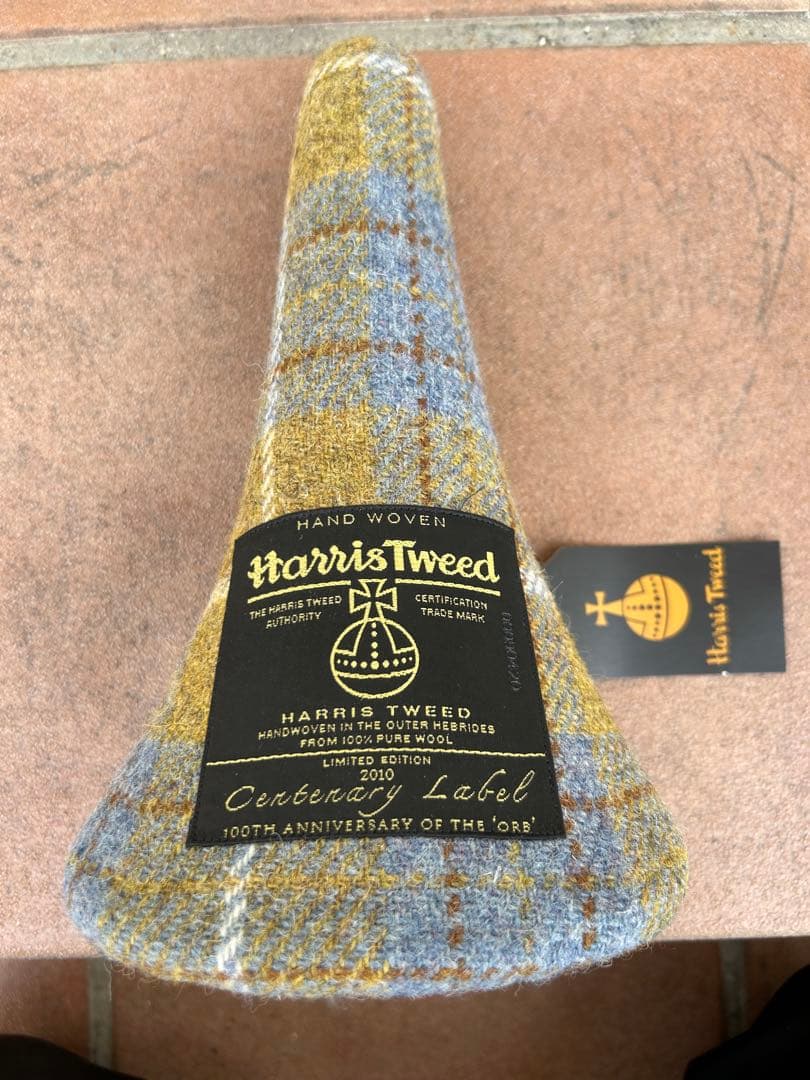 ハリスツイード　Harris Tweed サドル　自転車　②