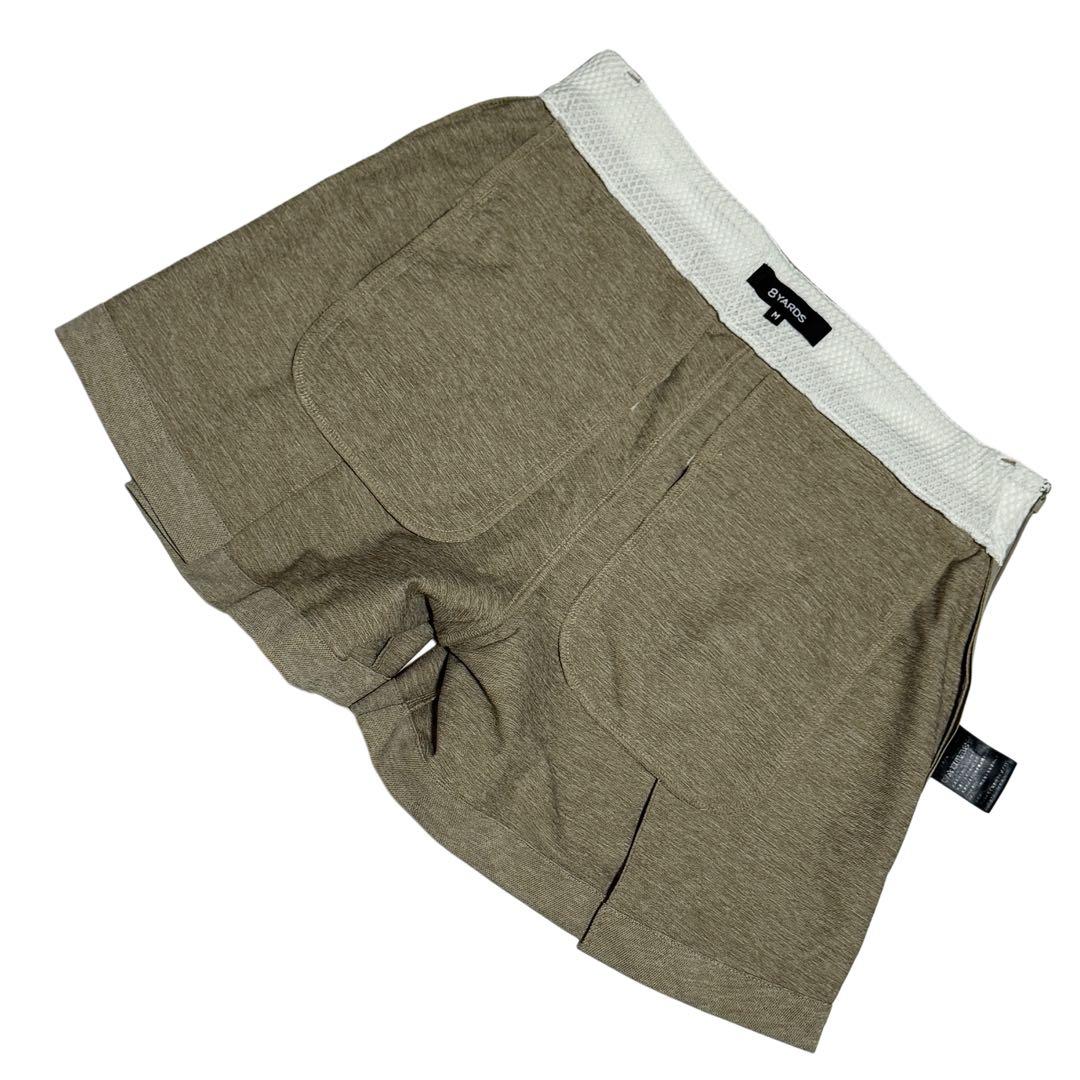 8YARDS ゴルフ ショートパンツカーキ 軽量ストレッチ夏用サイズM ベージュ