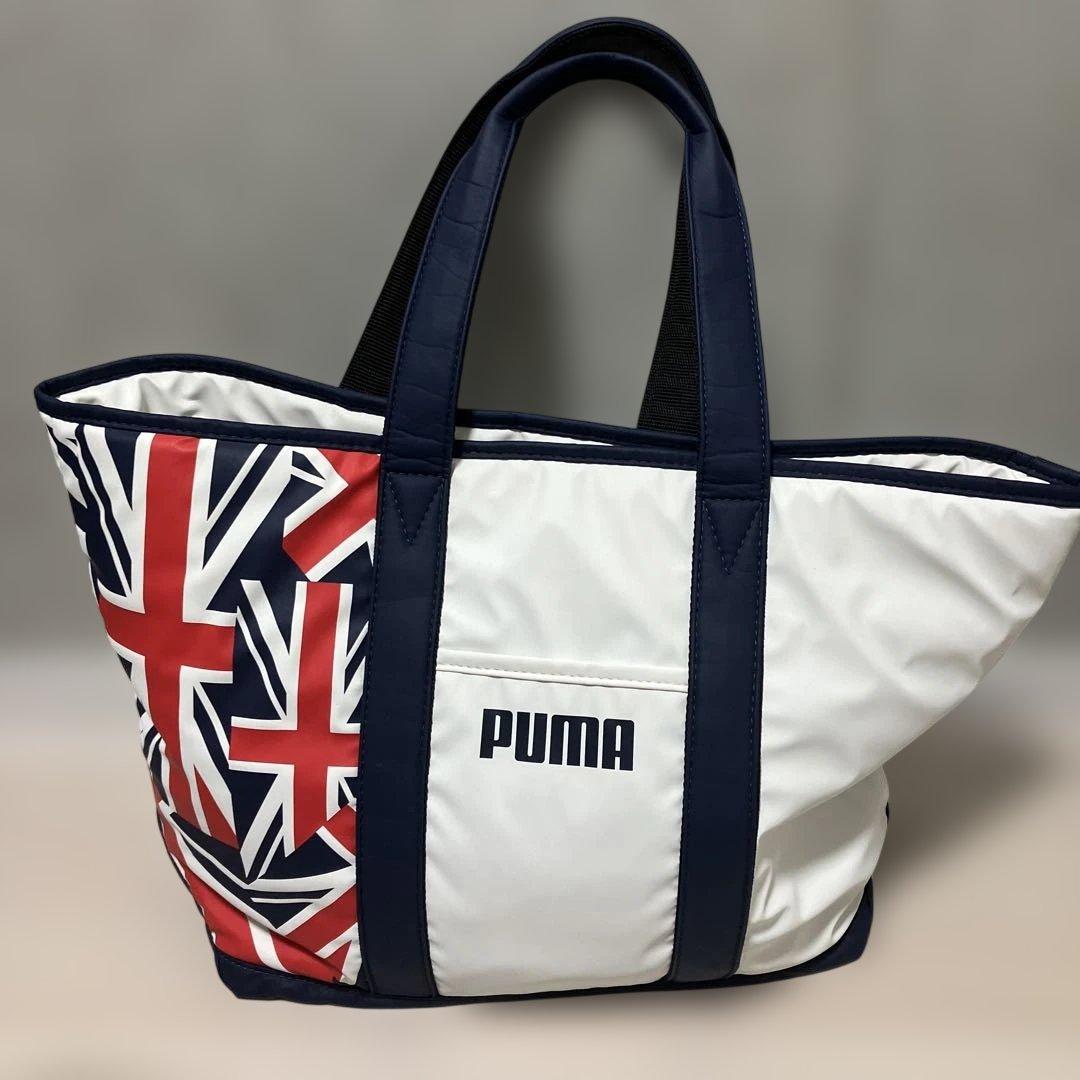 PUMA GOLF プーマ　イギリス国旗デザイン トートバッグ
