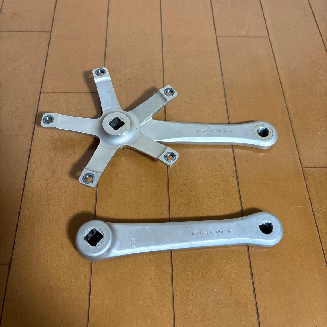 シルバー クランクセット 左右セット