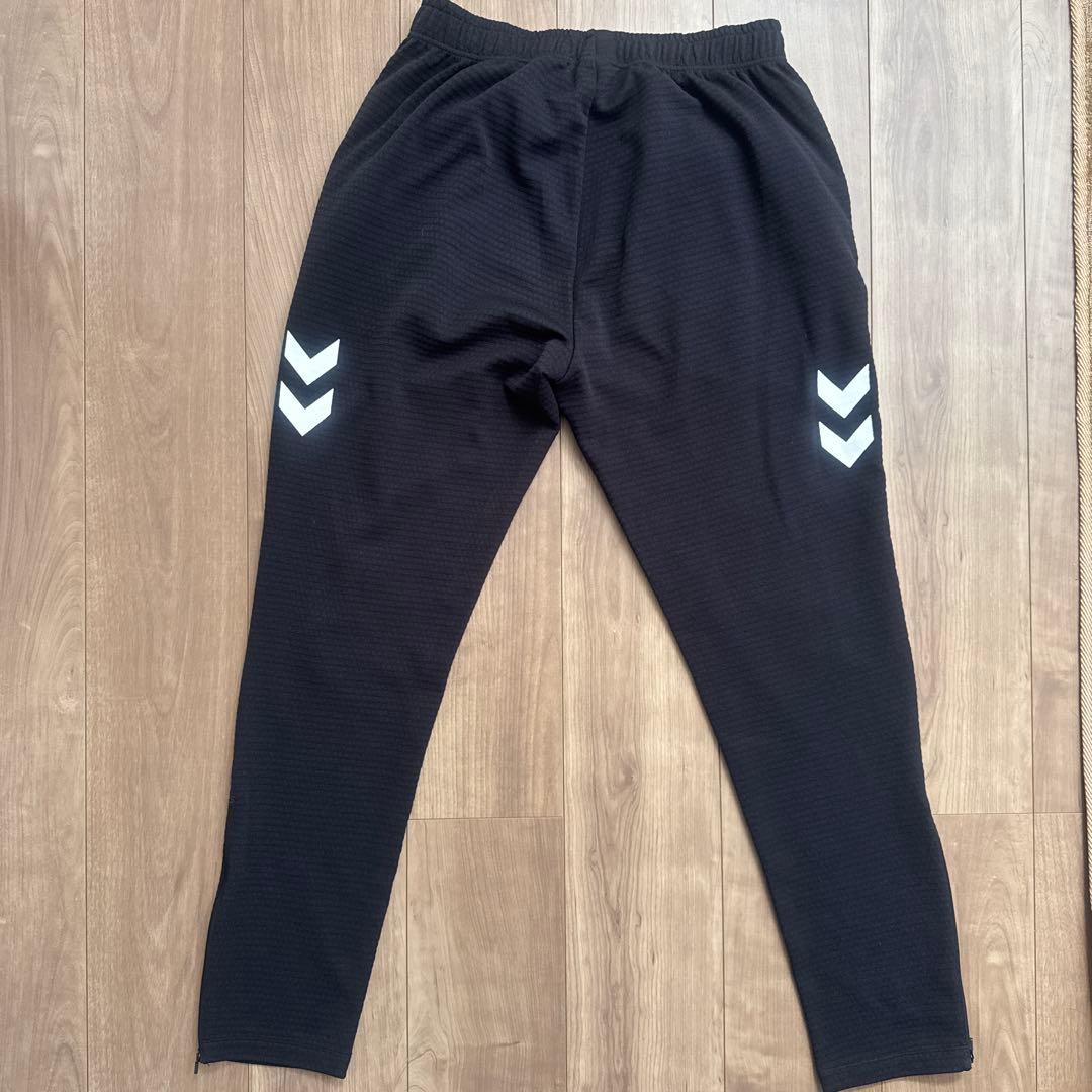 【hummel】WARM トレーニングハーフジップトップ＆ロングパンツ サッカー