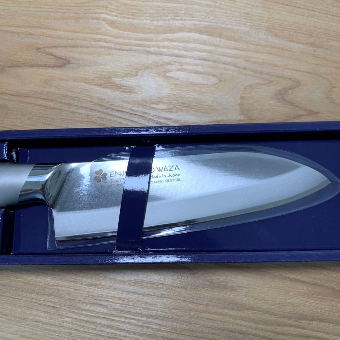 よこやま 燕熟の技 「クローバー」 三徳包丁 170mm EJH-1500