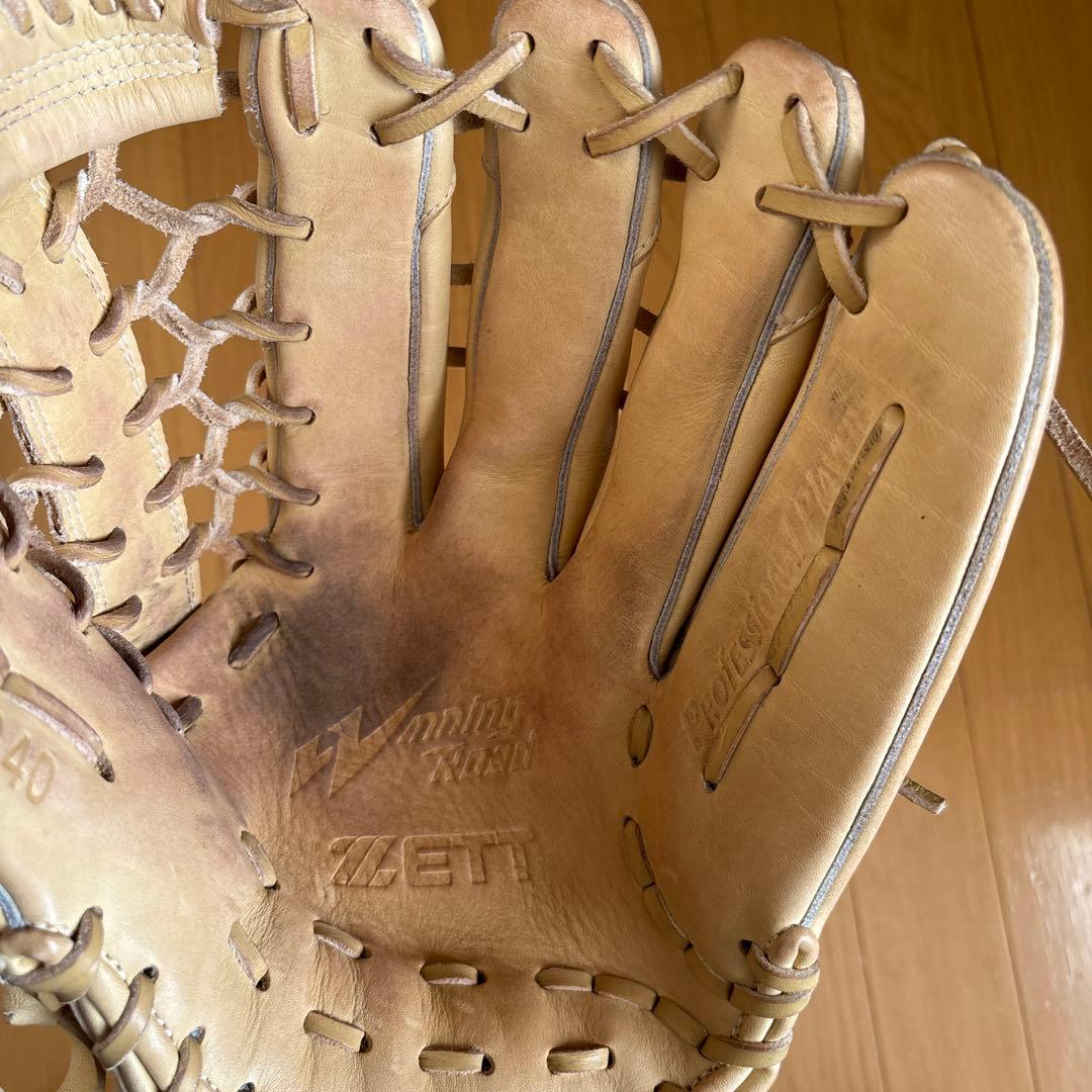 ZETT 軟式グローブ ベージュ 大人用