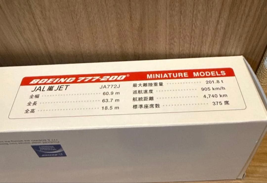 JAL 嵐JET プレーンモデル　夏旅キャンペーン