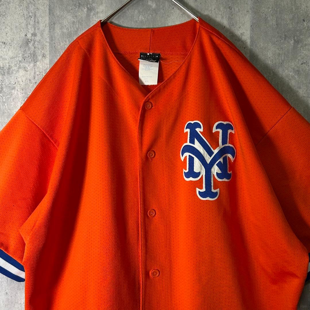 USA製 希少カラー NY ヤンキース ユニフォーム オレンジ Majestic