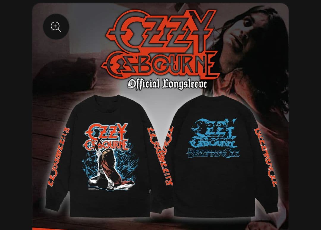Ozzy Osbourne/オジー・オズボーン 長袖・ロングスリーブTシャツ