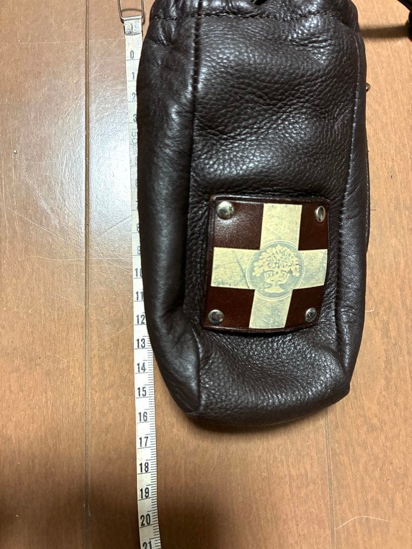 木の庄帆布 レザー ボールケース