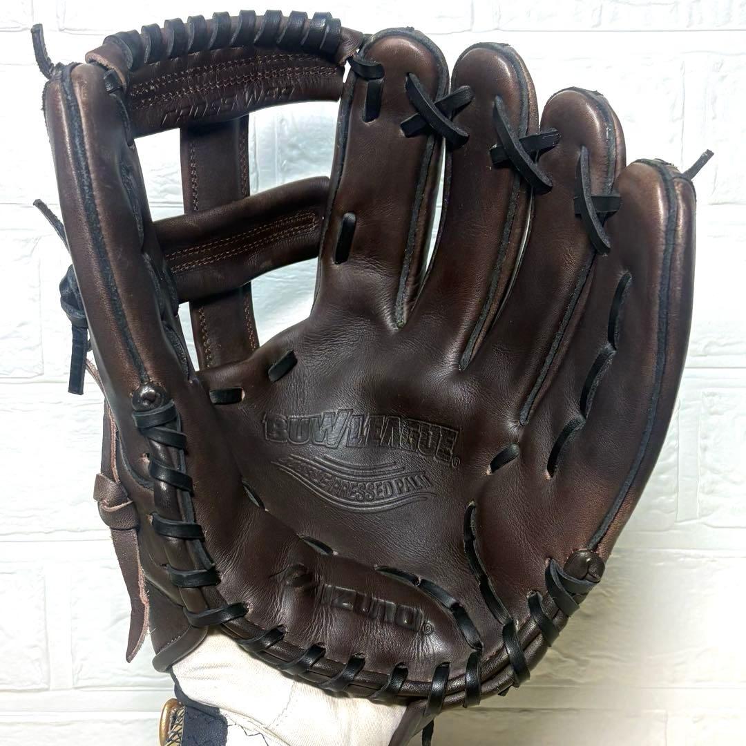 【赤ビュー】ミズノ ビューリーグ PREWIND 軟式 グローブ MIZUNO