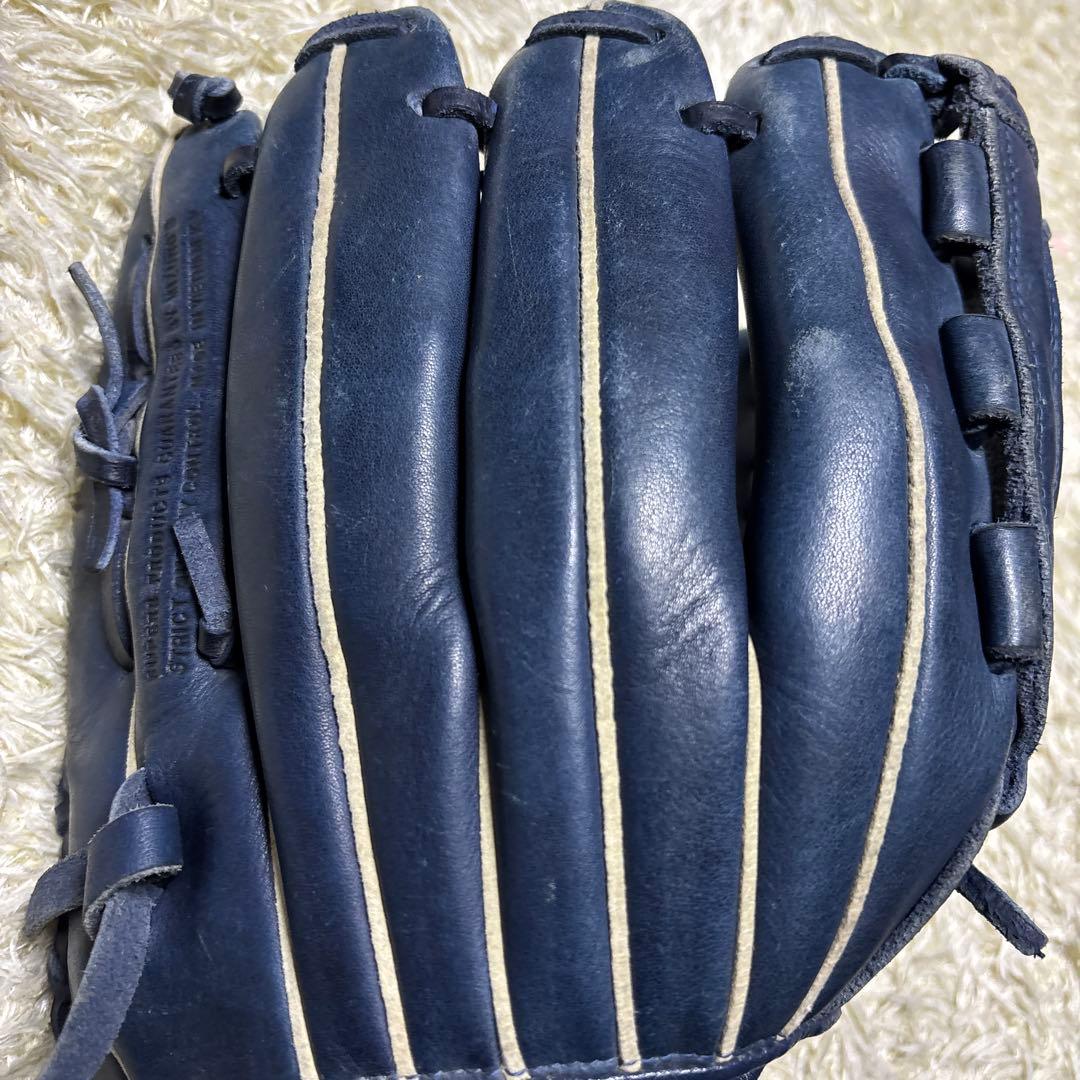 MIZUNO ミズノ ビッグM 軟式グローブ 一般 投手用 和田モデル ネイビー