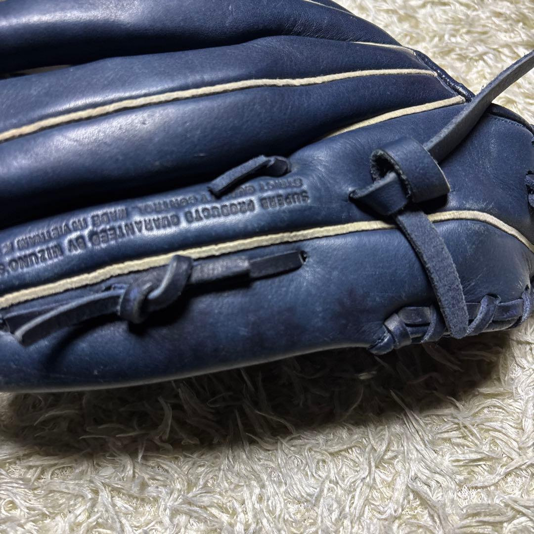 MIZUNO ミズノ ビッグM 軟式グローブ 一般 投手用 和田モデル ネイビー