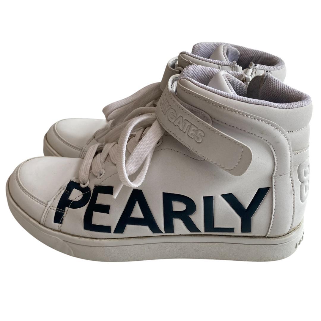 PEARLY GATES パーリーゲイツ 24.5㎝ ハイカット ゴルフシューズ