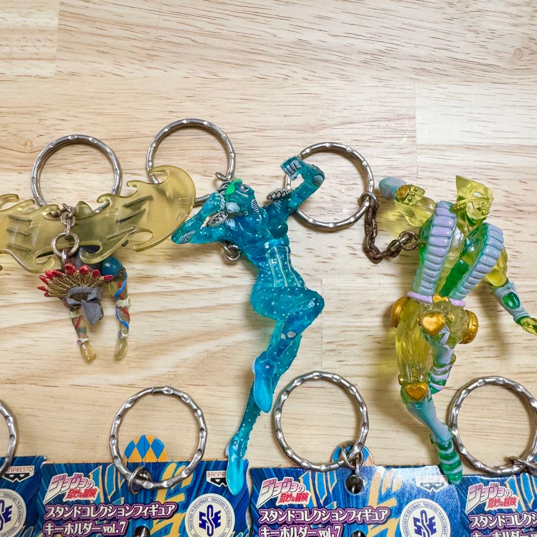ジョジョの奇妙な冒険 スタンドコレクションフィギュアキーホルダー 7個セット