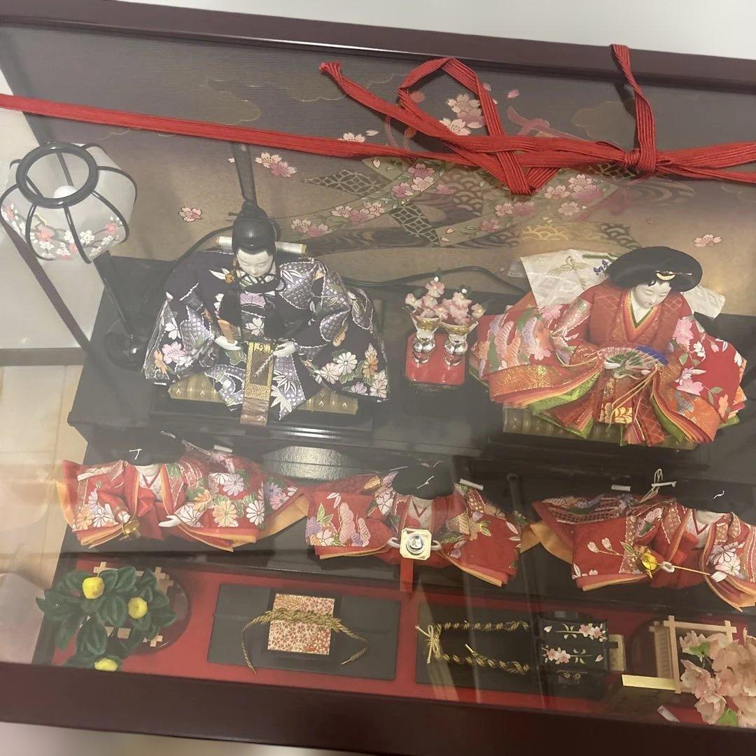雛人形セット 伝統的な装飾付き