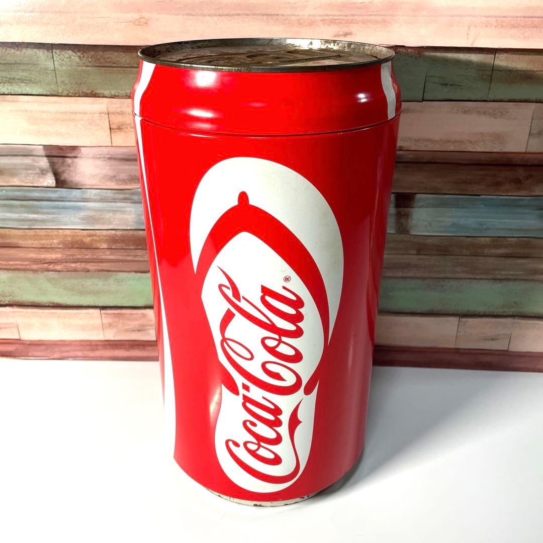 レア★コカ・コーラ★ノベルティ★インテリア雑貨★大きな缶ケース★送料込み