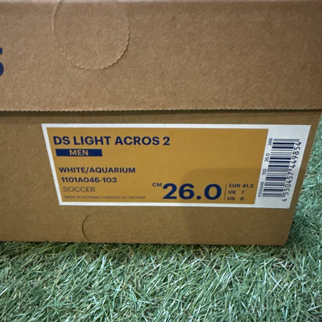 【新品未使用品】ASICS DSライトアクロス2 26.0 水色