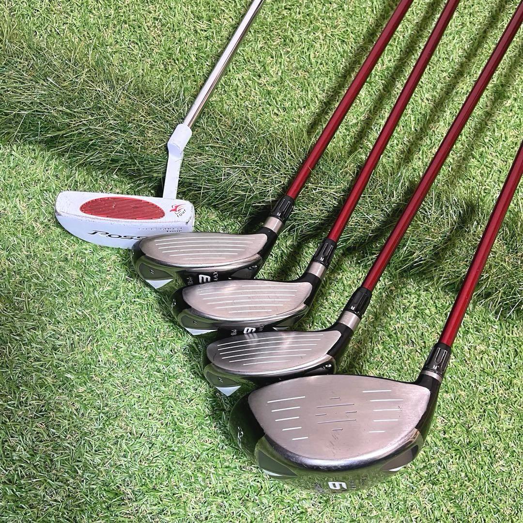 TaylorMade統一 初心者にオススメ即戦力 メンズゴルフクラブ13本セット