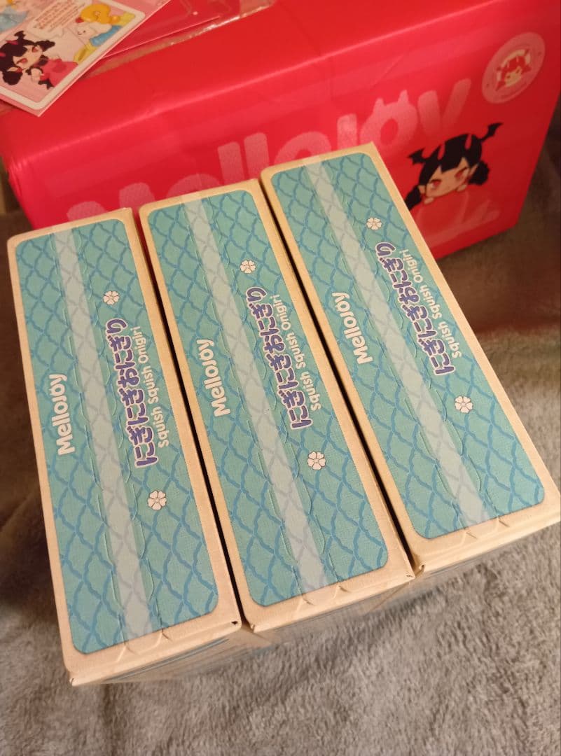 Mellojoy 未開封 3点 にぎにぎ おにぎり とろんスクイーズ メロジョイ