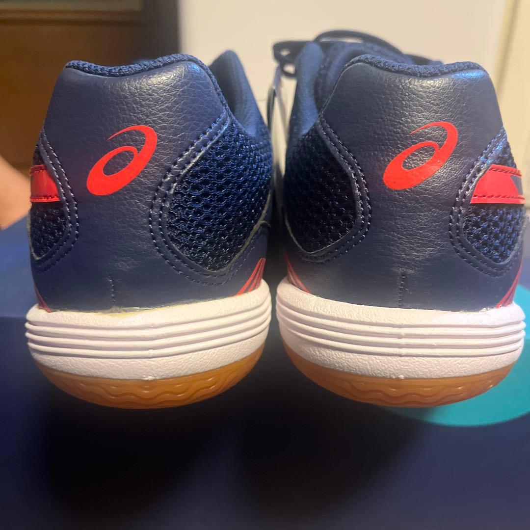 ASICS フットサルシューズ ネイビー WIDE