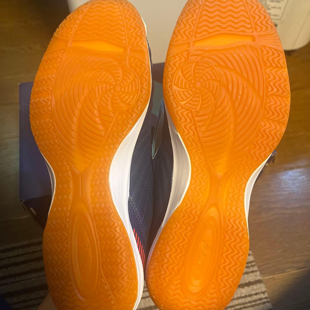 ASICS フットサルシューズ ネイビー WIDE