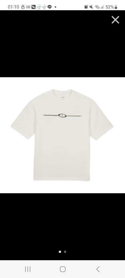 ウェア NikeJordanxTravisScottMen'sT-Shirt\"White
