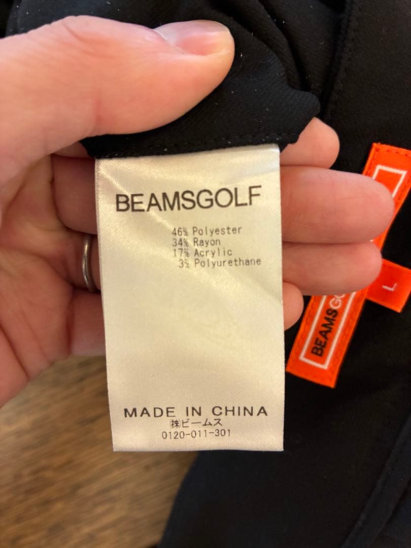 BEAMS GOLF ORANGE LABEL パンツ 黒