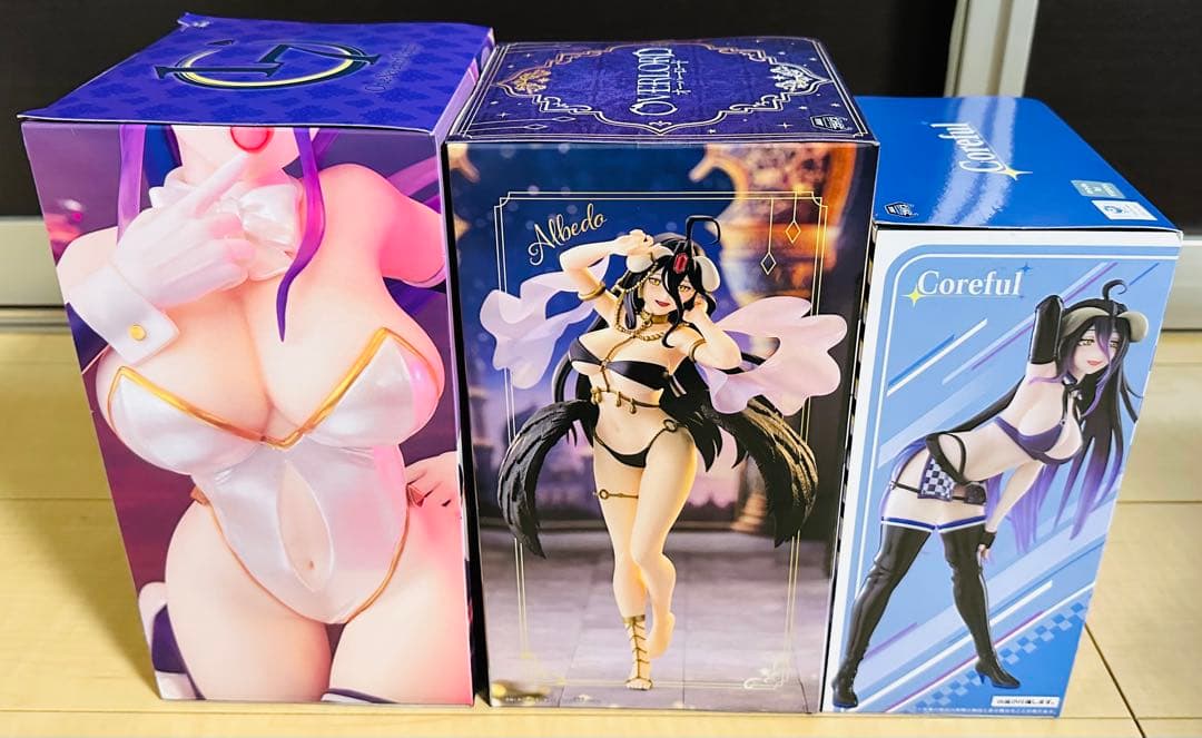オーバーロード プライズフィギュア 7点セットまとめ売り アルベド シャルティア
