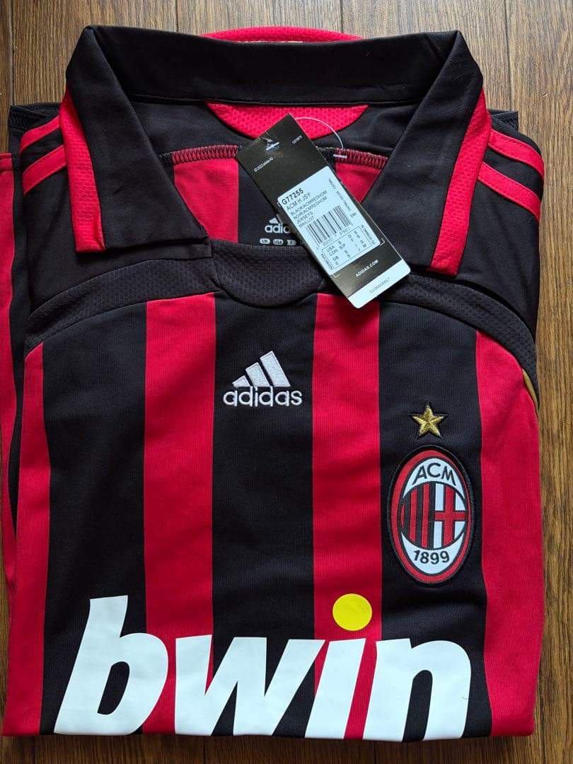 ACミラン bwin Adidas ユニフォーム S 新品