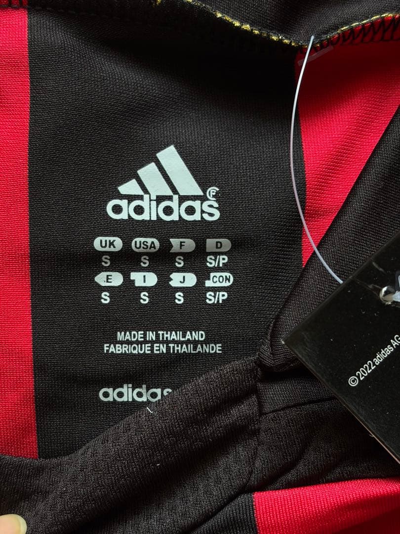 ACミラン bwin Adidas ユニフォーム S 新品