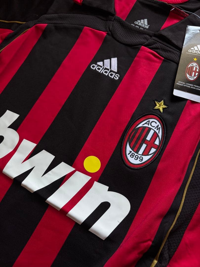 ACミラン bwin Adidas ユニフォーム S 新品