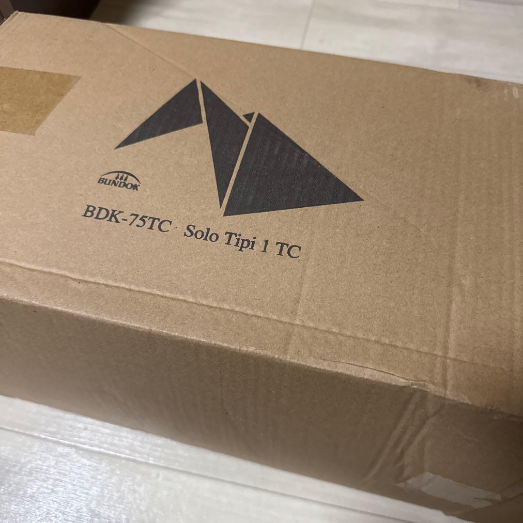 【新品未使用】BUNDOK Solo Tipi 1 TC カーキ　バンドック