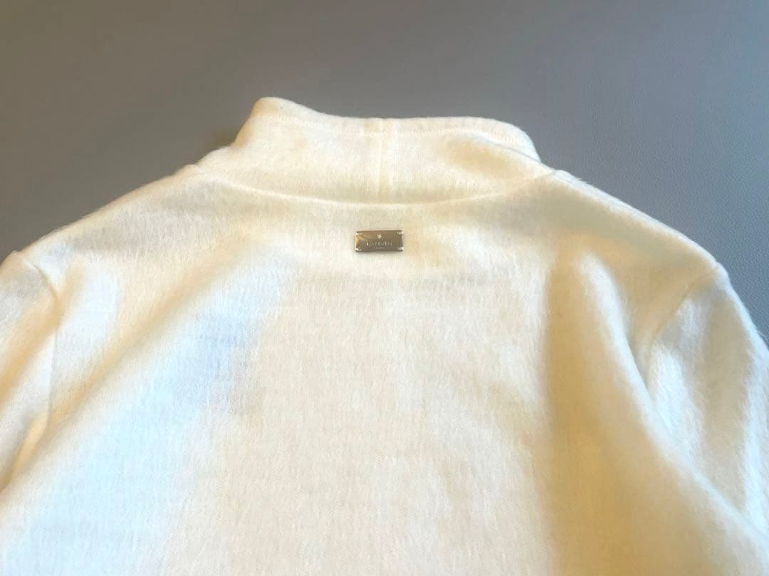 LANVIN SPORT フリース ハイネック プルオーバー ロゴ 長袖