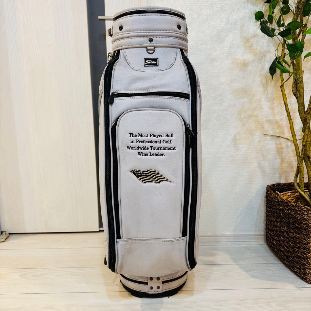 【希少 限定】Titleist ATHLETE キャディバッグ ホワイト