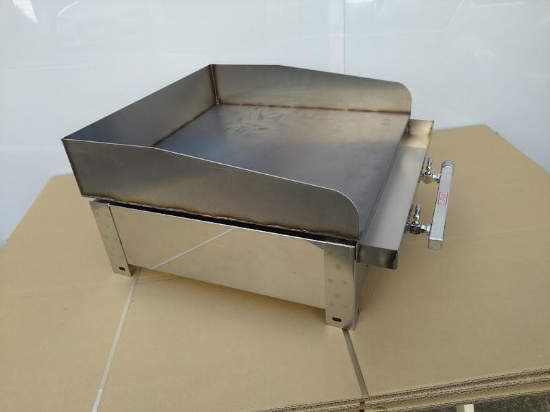 新品 カス取り付 少スペース プロパンガス グリラー 極厚6ミリ 鉄板焼き