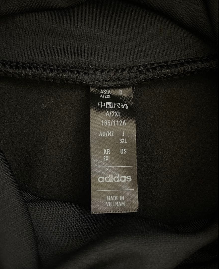 adidas 日本代表 JFA ピステ ネックウォーマー付き黒 3XLサイズ