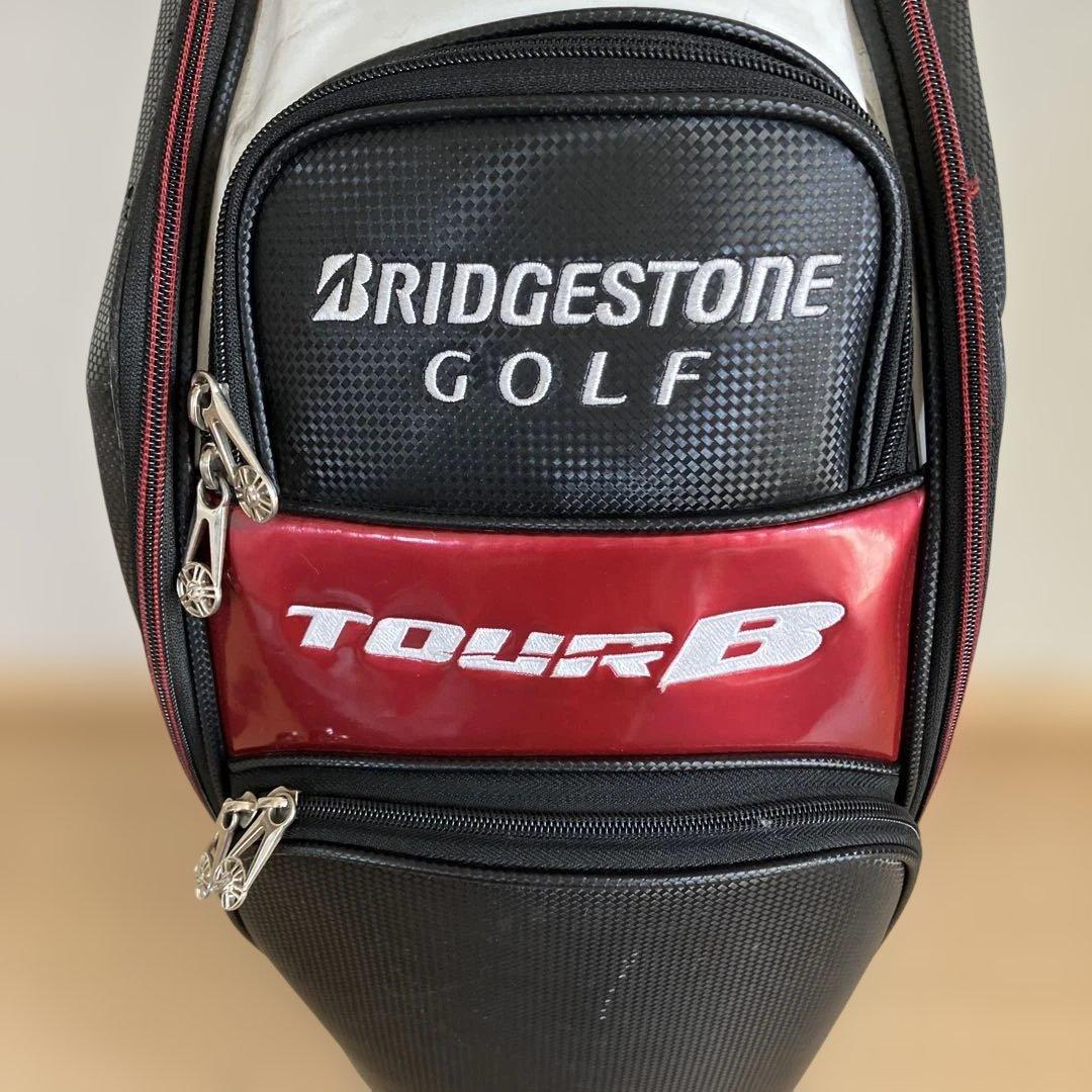 BRIDGESTONE TOUR B キャディバッグ　ヘッドカバー2個付