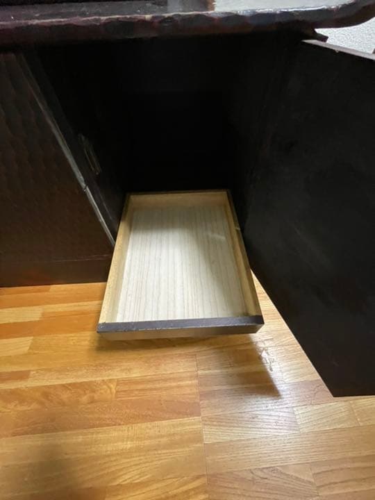鏡台　鎌倉彫　ドレッサー　三面鏡